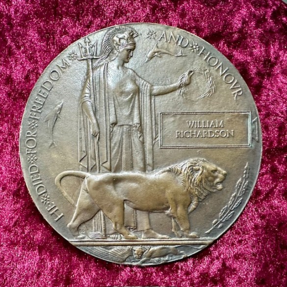 WW1 Death Plaque3